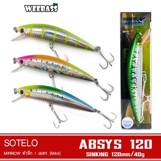 SOTELO - รุ่น ABSYS M64 (120mm) หยื่อปลั๊ก เหยื่อปลอม (3)