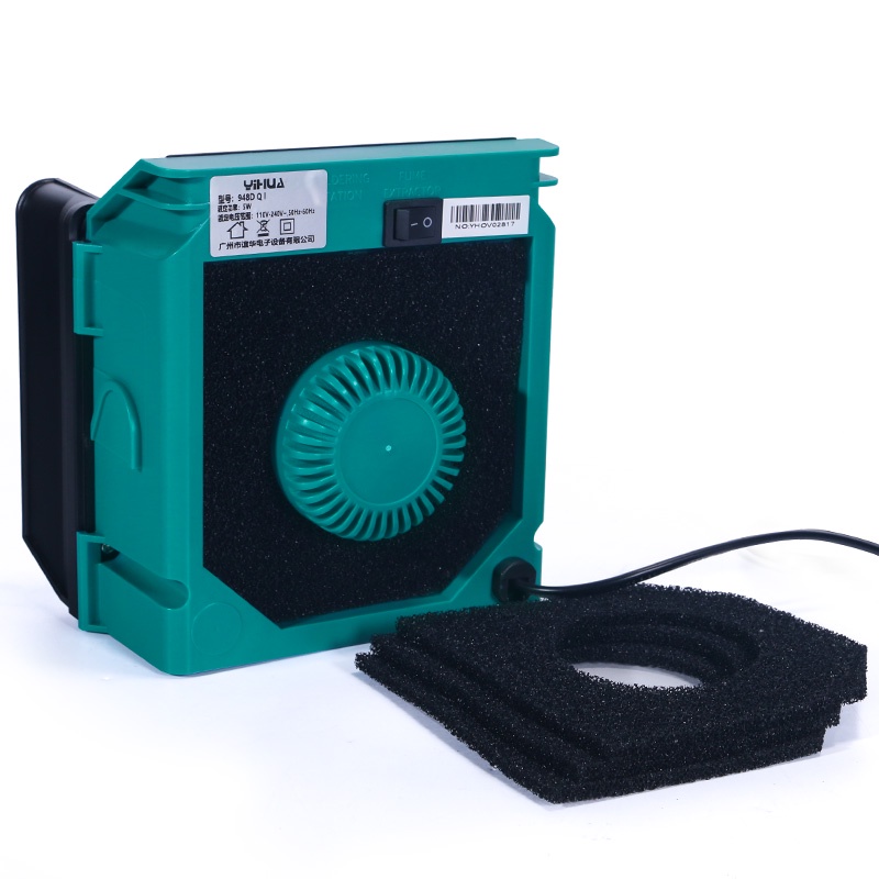 เครื่องดูดควันตะกั่วบัดกรี ดูดควันฟลักซ์บัดกรี YIHUA 948D-Q-I  Filter A1001 ฟิลเตอร์คาร์บอน 4 แผ่น