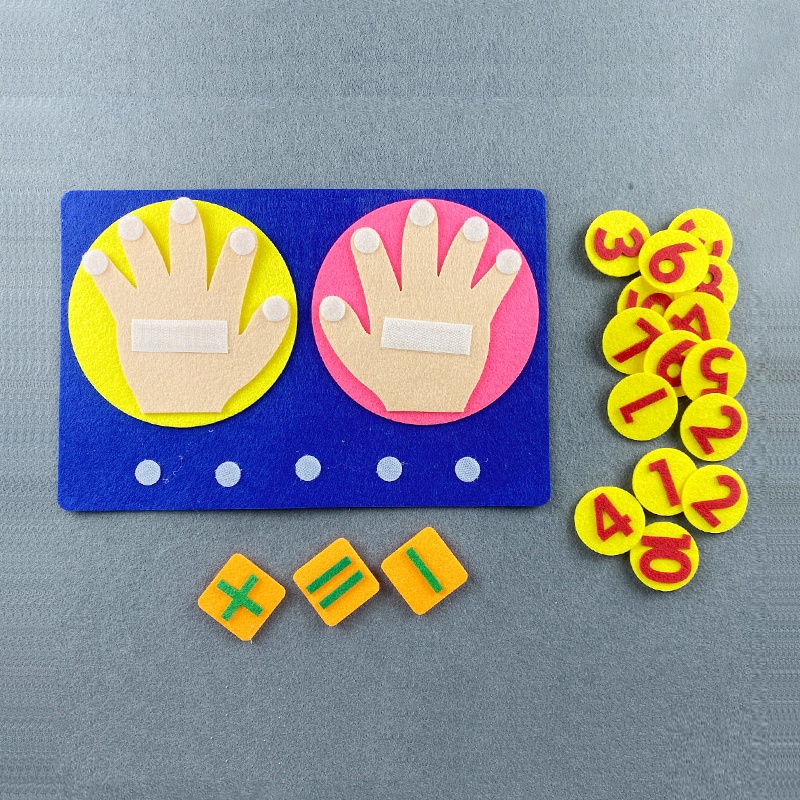 Montessori ของเล่นนับเลขคณิตศาสตร์ เสริมการเรียนรู้เด็กวัยหัดเดิน ราคา ถูกที่สุด ดีลบีเคเค แกลเลอรีภาพที่ 8