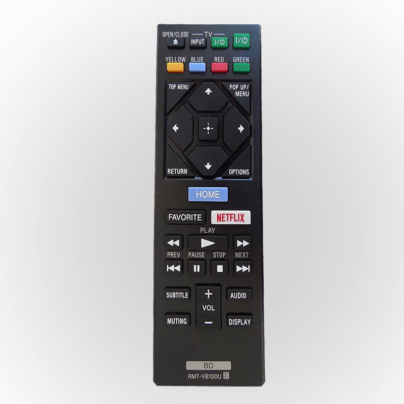 รีโมทควบคุมสีดำสำหรับ Sony Blu-ray DVD Player BDP-s1200 BDP-BX 120