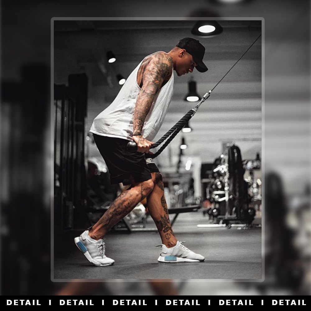 evebell Tricep Rope เชือกบริหารกล้ามเนื้อ อุปกรณ์ออกกำลังกาย สำหรับเล่นหลังแขน - รูปที่ 5