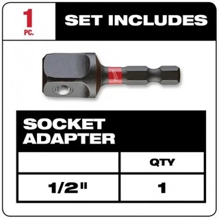 Milwaukee แปลงหัวบล็อค(อะแดปเตอร์) Impact Socket Adapter