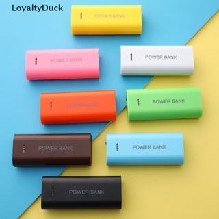 Loyaltyduck เคสแบตเตอรี่สํารอง 5V 5600mAh 2X 18650 Usb Diy สําหรับชาร์จ