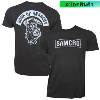 เสื้อยืดโอเวอร์ไซส์ราคาต่ำสุด!!เสื้อยืดพิมพ์ลาย Sons of Anarchy samcro Hirt สำหรับผู้ชายS-3XLS-3XL