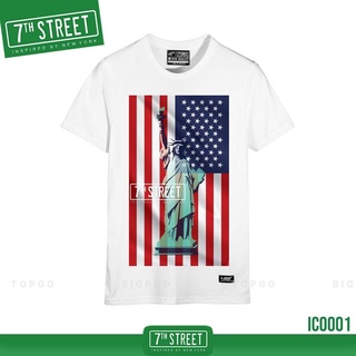 7th Street เสื้อยืด แนวสตรีท รุ่น Icon of New York (ขาว) ICO001 (ของแท้)