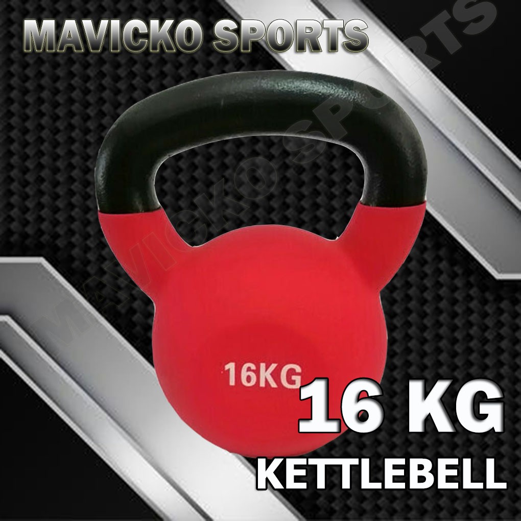 เคตเทิลเบล ดัมเบล (16kg) Kettlebell Dumbbell Mavicko sport ดัมเบลหูหิ้ว ลูกยกน้ำหนัก ดัมเบลลูกตุ้ม