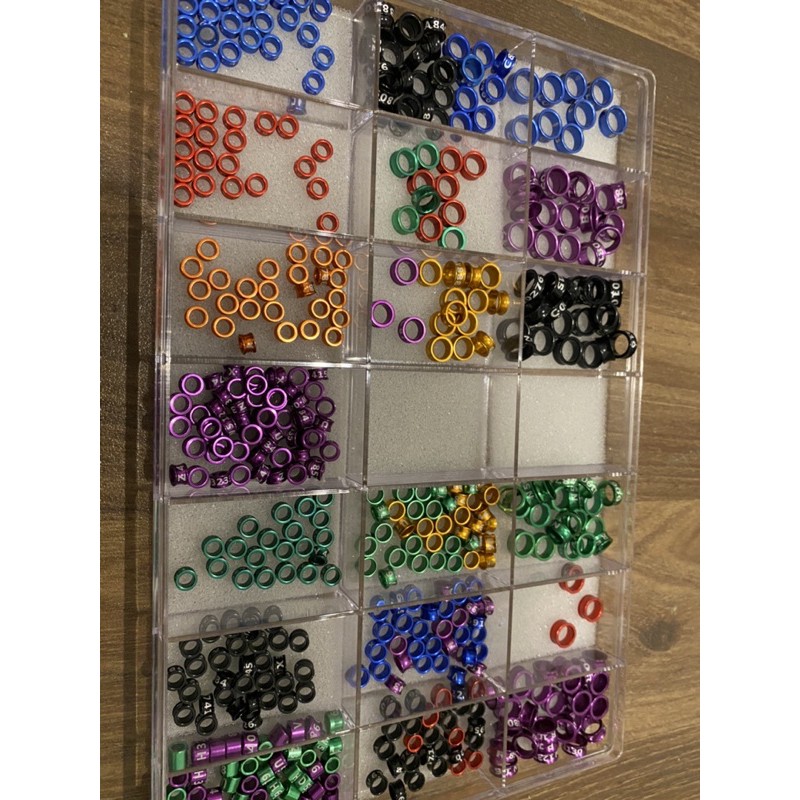 พร้อมส่ง 🔥 ห่วงขานกแก้ว ห่วงขานก ทำจากอลูมิดนียมน้ำหนักเบา - รูปที่ 2