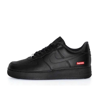 SUPREME × NIKE AIR FORCE 1 LOW "BLACK/BLACK"