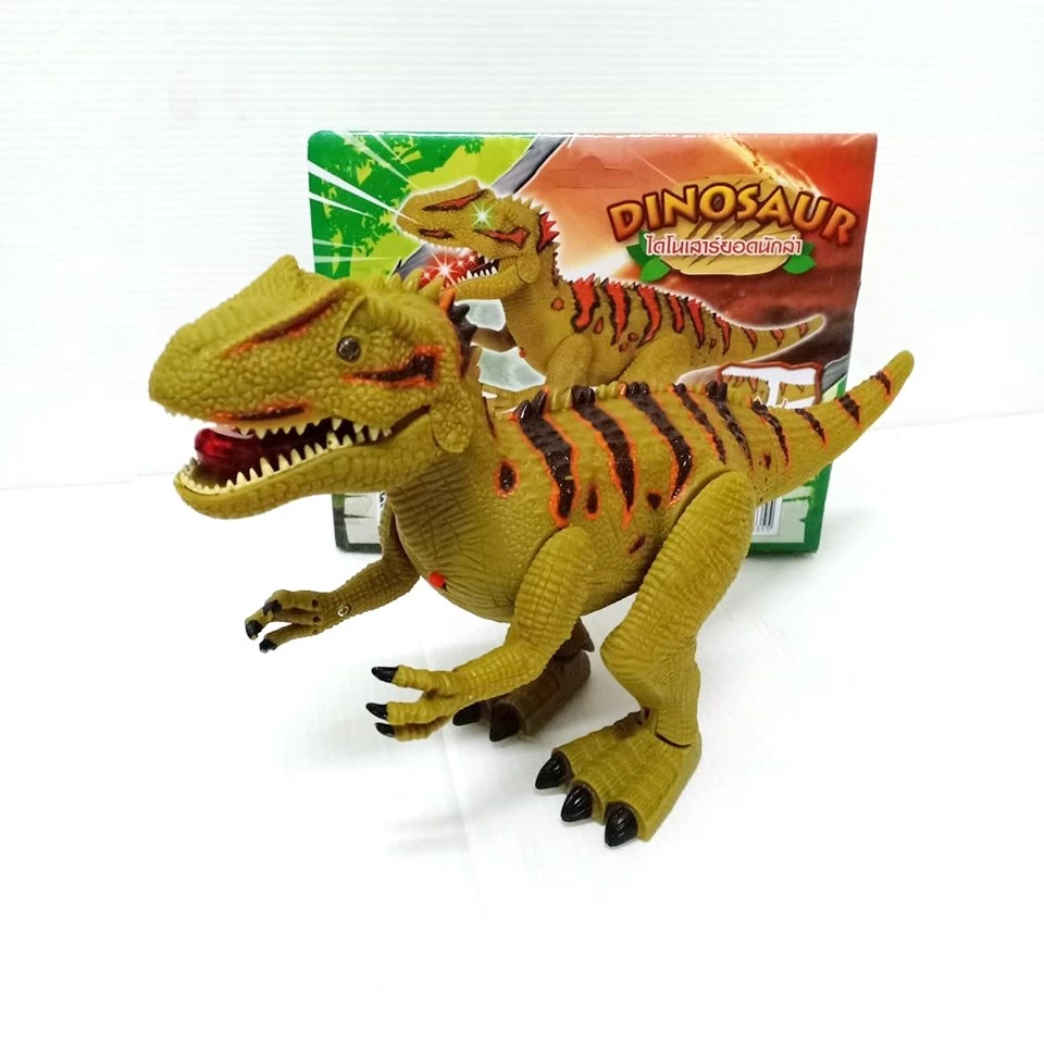 ไดโนเสาร์ ยอดนักล่า ใส่ถ่าน DINOSAUR B/O เดินได้ มีเสียง มีไฟ สินต้าได้ตามรูป เทสก่อนส่ง 1066
