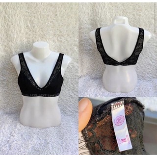 Victoria secret ( M ) ชุดชั้นในลูกไม้ บราออกกำลังกาย sport bra สปอร์ตบรา บิกินี่ เสื้อใน ชุดชั้นใน เสื้อใน