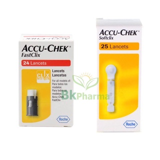 Accu-chek FastClix / Softclix Accu Chek Fastclix Lancet 24 - 25 ชิ้น 1 กล่อง AccuChek