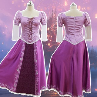 【Ready stock】เจ้าหญิงผมยาว ชุดเจ้าหญิง Magical Rapunzel cosplay costume Princess Lepe Princess costume Magical cos clothing