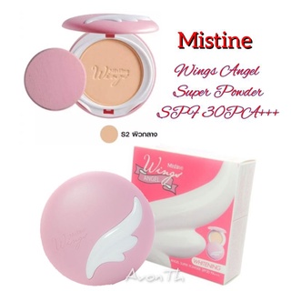 Mistine wings Whitening Angel Super Powder SPF 30 PA + + + มิสทีน วิงส์ไวท์เทนนิ่ง แองเจิ้ล ซุปเปอร์ เพาเดอร์ 10g. (C2)