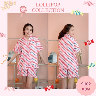 ✨Lolipop -ชมพู (แขนสั้นขาสั้น)