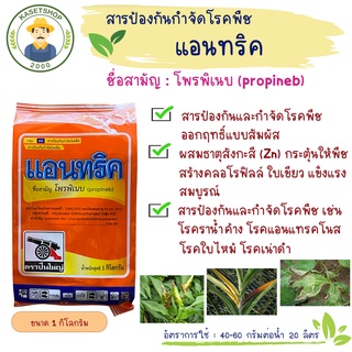 แอนทริค (โพรพิเนบ 70% WP) ขนาด 1กก.#แอนทราโคล#แอนแทรคโนส