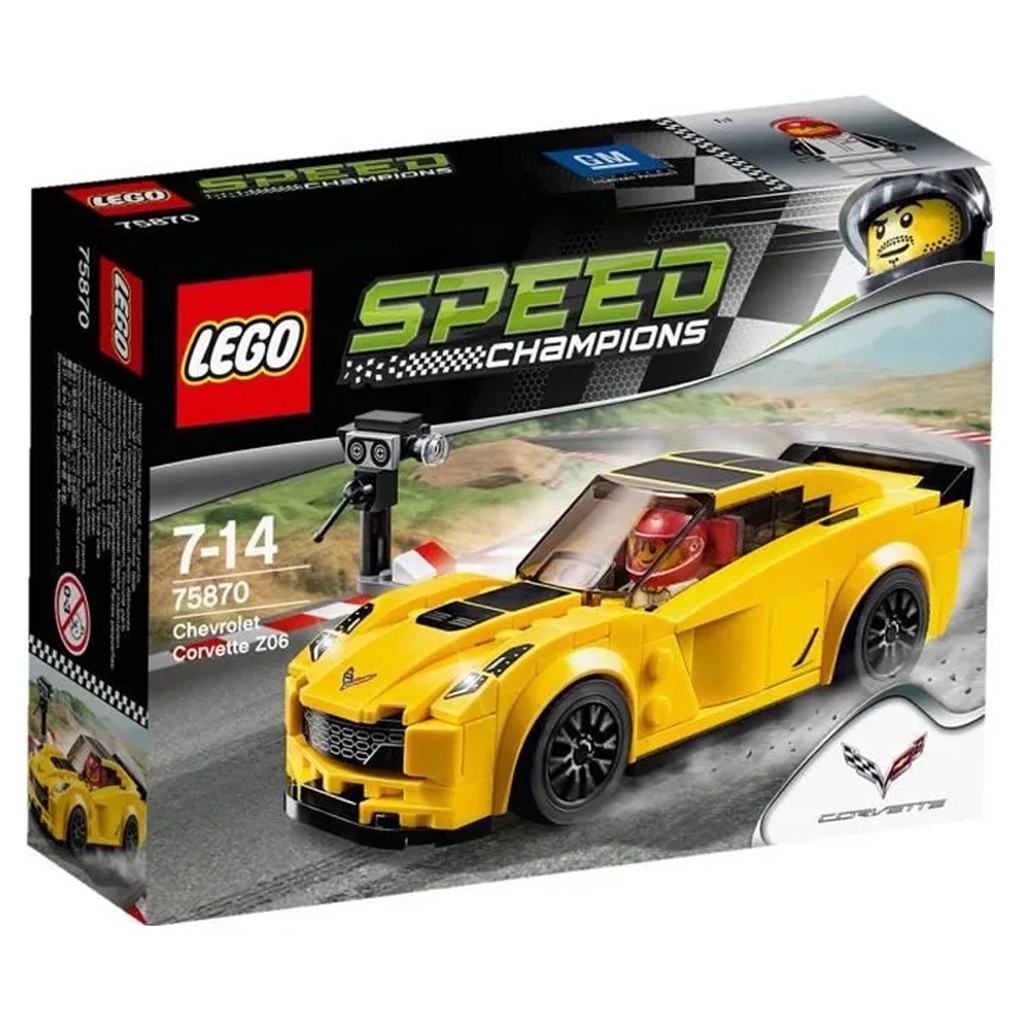 75870 : LEGO Speed Champions Chevrolet Corvette Z06 (กล่องมีตำหนิเล็กน้อย)​
