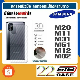 ฟิล์มหลัง เคฟล่า samsung M11 M31 M51 M20 M12 M02 M22