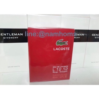 Lacoste L.12.12 Rouge - Energetic 100ml