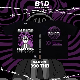 เสื้อยืดสกรีน BAD CO. •Freesize:อก44-ยาว30" •cotton comb100% (ทอพิเศษ ไม่มีตะเข็บข้าง)BAD COMPANY