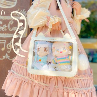 ✨สินค้าคุณภาพ!✨กระเป๋าอิตะแบ็ค Ita-bag​ (ITA-BAG​)​ทรงหูแมว Lolita สาวน้อยน่ารัก (Pre-order)​ 🔥 กระเป๋าใส่ตุ๊กตา 20 cm