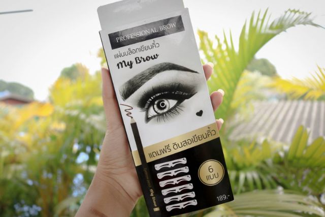 พร้อมส่ง 🇨🇷 บล็อกคิ้ว Secret eyebrows #ฟรีของแถม - รูปที่ 3