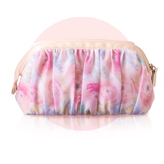 Domohorn Wrinkle Domo mini bag กระเป๋าใส่เครื่องสำอางค์ สกินแคร์ สีชมพู พลาสเทล [ของแท้ 100%]