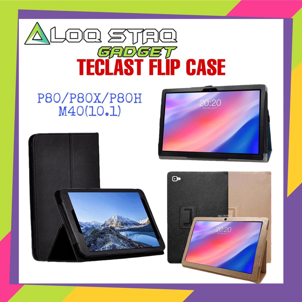 Stok Teclast P80 / P80X / P80H /M40 / M40 Pro เคส Pu คุณภาพสูง
