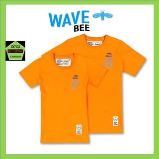 Beesy เสื้อคอกลม ชาย หญิง รุ่น Wave bee สีเหลือง