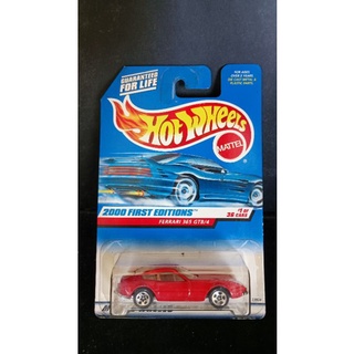 Hot wheels Ferrari 365 GTB รถของสะสมเก่าเก็บตามระยะเวลา แพคมีลอยยับ ดูภาพก่อนกดซื้อ รถของเล่น ของแท้