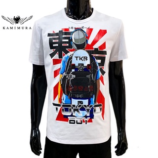 KAMIMURA เสื้อยืด รุ่น TS-2209-JM-074046