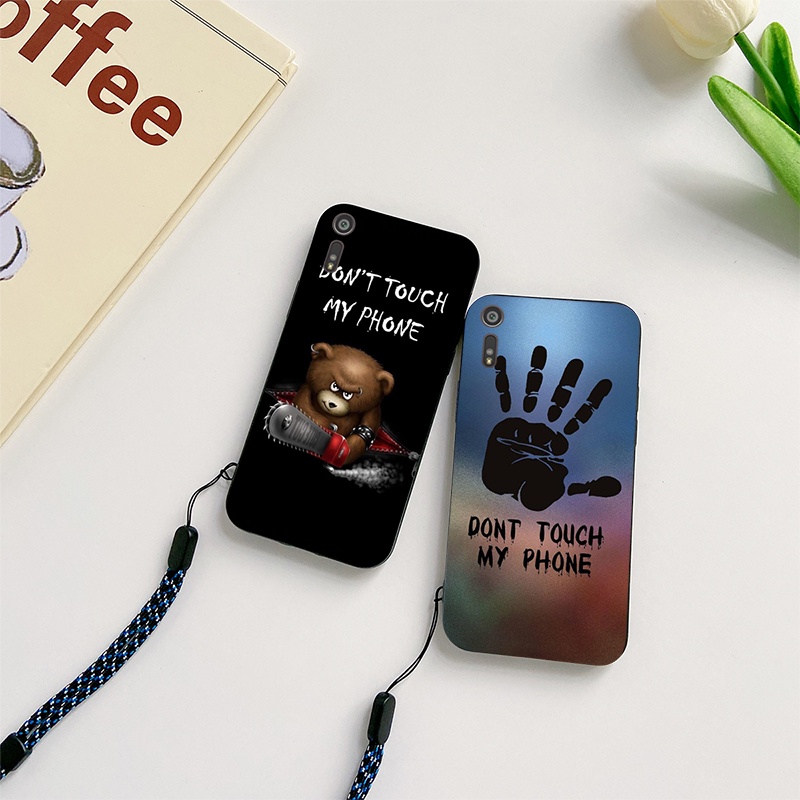 (อย่าสัมผัสโทรศัพท์ของฉัน) Sony Xperia XZ XZS XZ1 XZ2 XZ3 XZ4 Comapct Premium Casing เคสโทรศัพท์กันก