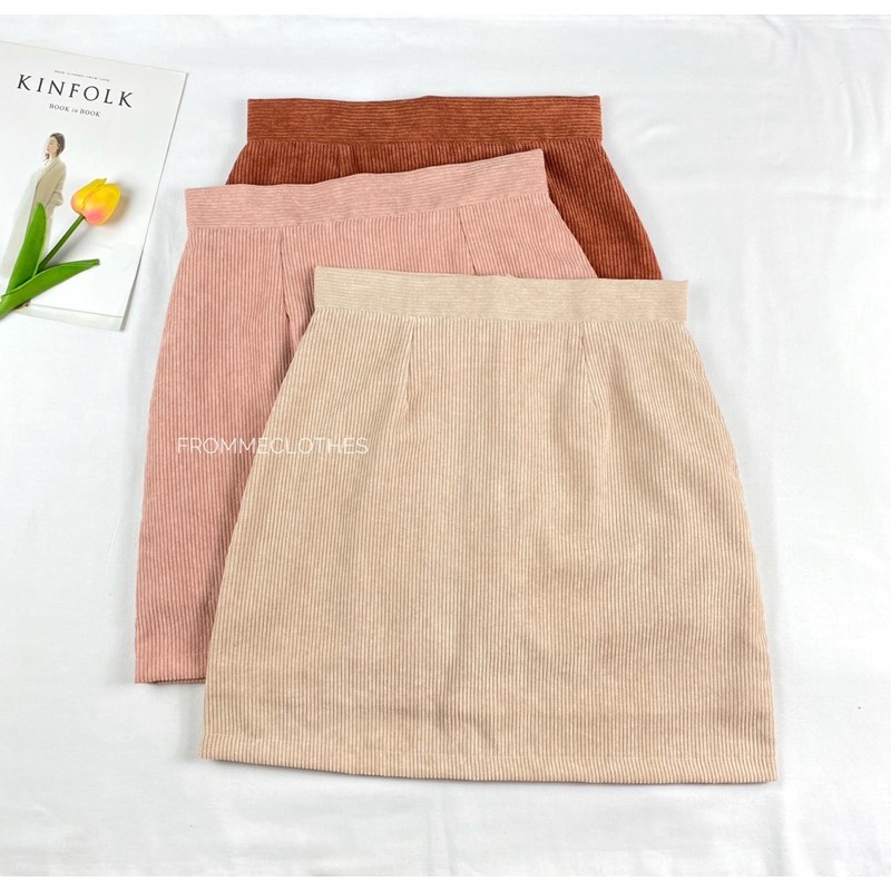 Frommeclothes🥨มาแล้วจ้ากระโปรงผ้าลูกฟูก(XS-5XL)