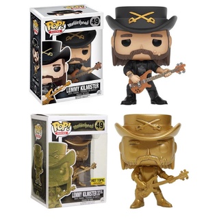 ฟิกเกอร์ไวนิล Funko POP Rocks: Lemmy Kilmister 49 สําหรับตกแต่งบ้าน