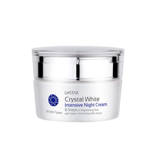 Crystal White Intensive Night Cream คริสตัล ไวท์ อินเทนซีฟ ไนท์ ครีม 30กรัม