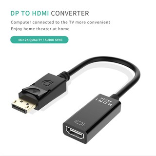 Display Port DP Male to HDMI Female Adapter for HDTV Projector Support 4K*2K