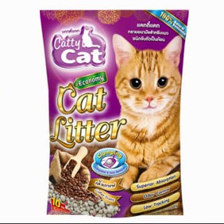 ทรายแมว Catty cat  สูตรธรรมชาติ 10 ลิตร