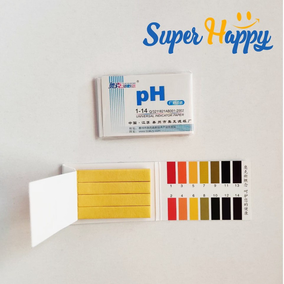 กระดาษลิตมัส กระดาษวัดค่า pH 1-14 กระดาษวัดค่าความเป็นกรด ด่าง