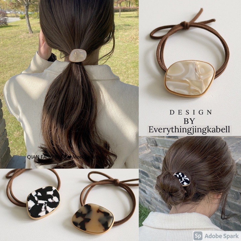 พร้อมส่ง ยางมัดผม [เกรดพรีเมียม] ยางรัดผม ไม่มีรอยต่อ ไม่ขาด