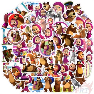 100 ชิ้น / ชุด ❉ สติกเกอร์ ลาย Masha and the Bear Series A สําหรับตกแต่ง ❉ สติกเกอร์แฟชั่น กันน้ํา DIY Doodle