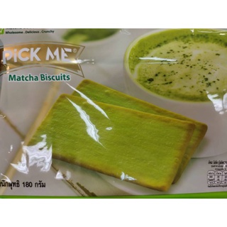 Matcha​ Biscuit​ บิสกิต​รสมัจฉะ(ชาเขียว)​ 180กรัม