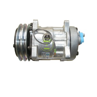 คอมแอร์ ซันเด้น 7H15-8หู-อีซูซุ -ออกท้าย(ใหม่12V) Compressor SANDEN ISUZU