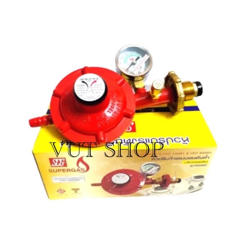 หัวปรับแก๊สแรงดันต่ำ ระบบเซฟตี้ มีเกจวัดปริมาณแก๊ส SCGรุ่นR326SP ...