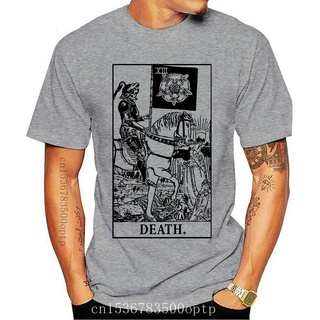 เสื้อยืด พิมพ์ลาย Death Tarot Card Horror Occult Movie S 6Xl Xlt 3Xlt สําหรับผู้ชาย