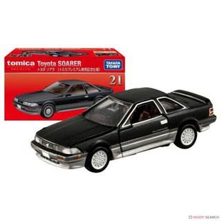 โมเดลรถเหล็ก Tomica premium 21 - Toyota Soarer สีดำ  กล่องแดง