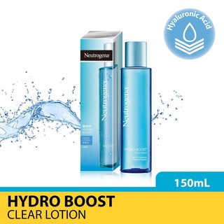 Neutrogena Hydro Boost Clear Lotion 150ml. นูโทรจิน่า โลชั่น 150มล. นำ้ตบ บำรุงผิว ล็อกนำ้ รูขุมขนเล็กลง