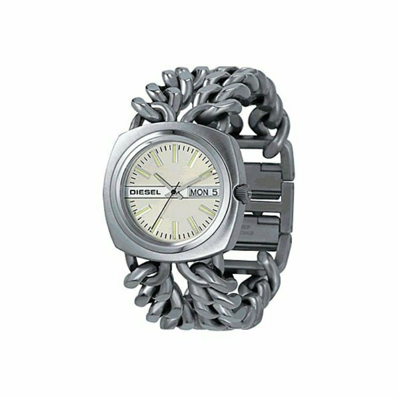 🇺🇸 DIESEL DZ2095 STAINLESS STEEL CHAIN VINTAGE & RETRO WATCH ของใหม่ แท้ 💯
