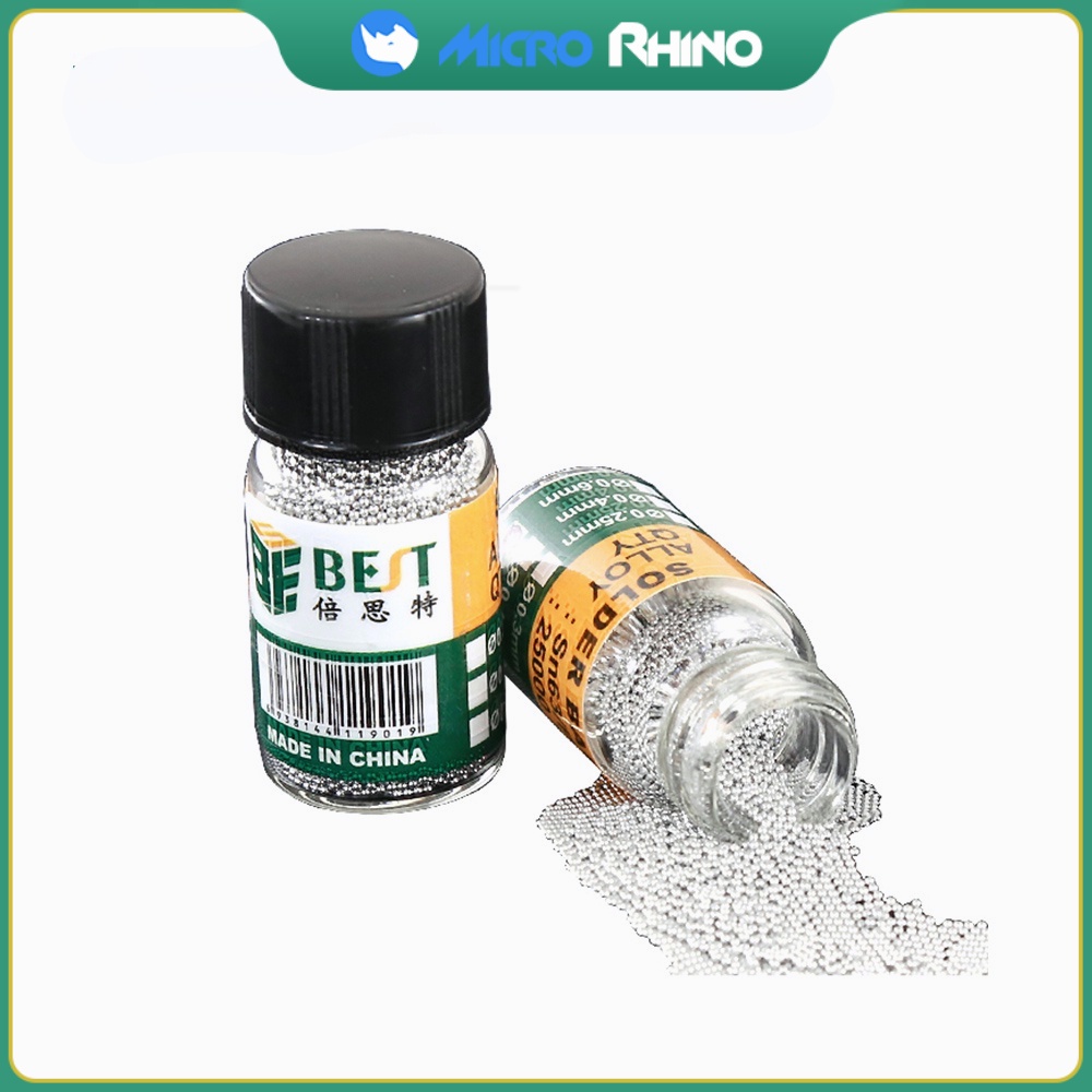 Best 505 ลูกบอลบัดกรี BGA (0.2 0.25 0.3 0.35 0.4 0.45 0.5 0.55 0.6 0.65 ) สําหรับเครื่องมือซ่อมแซม BGA