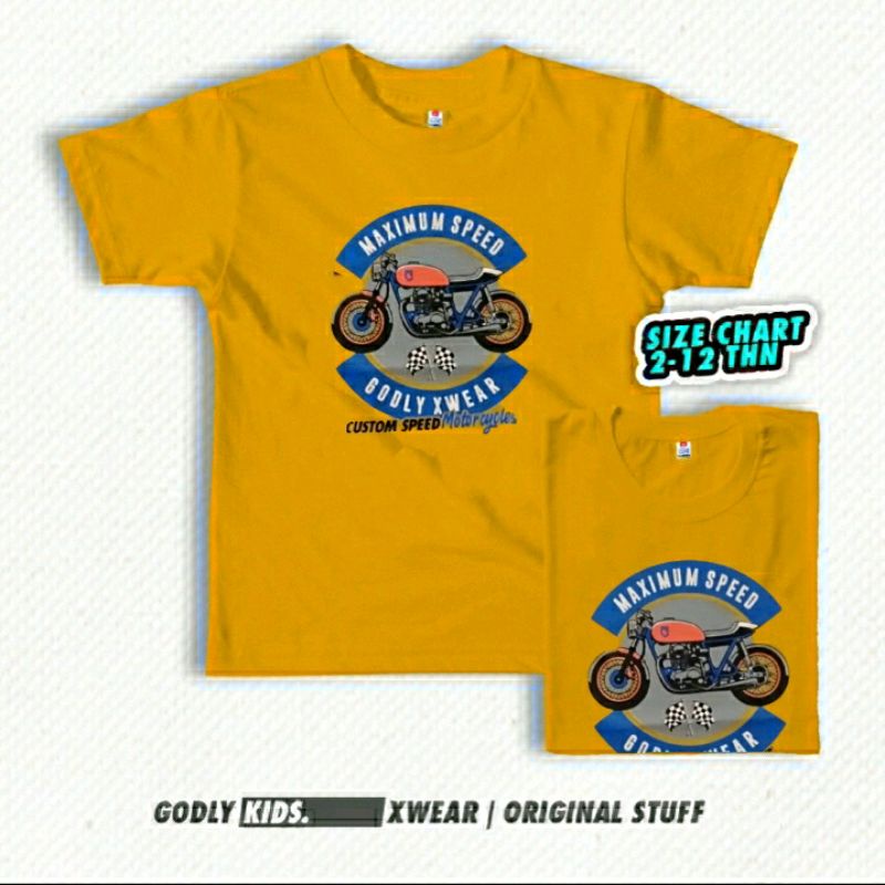 KATUN Distro เสื้อยืดท็อปส์สําหรับเด็กผู้ชาย 9-12 ปีแขนสั้นผ้าฝ้ายวัสดุ GODLY.XWEAR GODLY KIDS