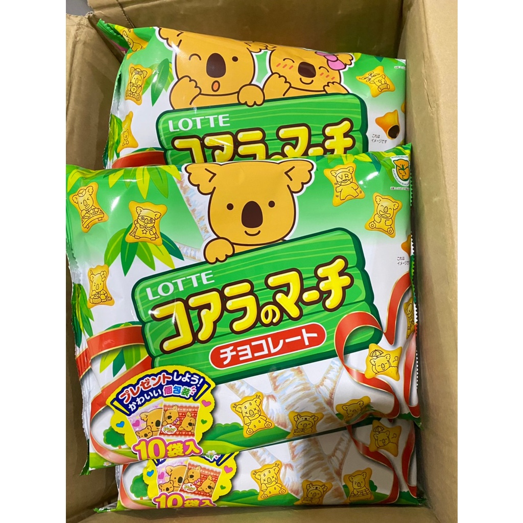 [พร้อมส่ง] Lotte Koala's March 10P โคอะลา มาร์ช ญี่ปุ่น รสช็อคโกแลต