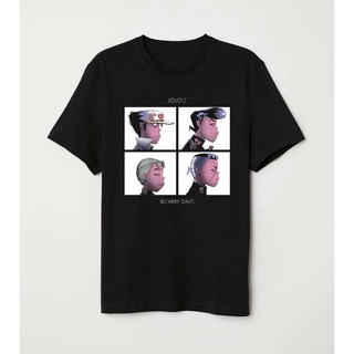💙DRG💙Gorillaz Demon Days Jojoz Bizarre Days Jojos Bizarre Adventure Black T-shirt